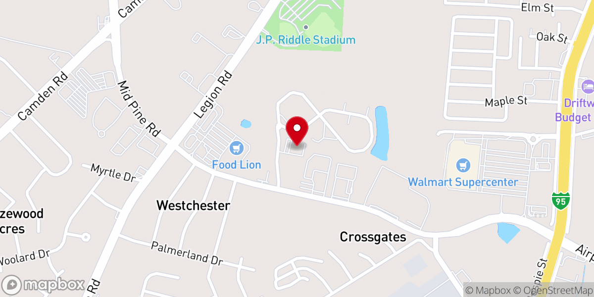 Map showing location of Christian Life Church