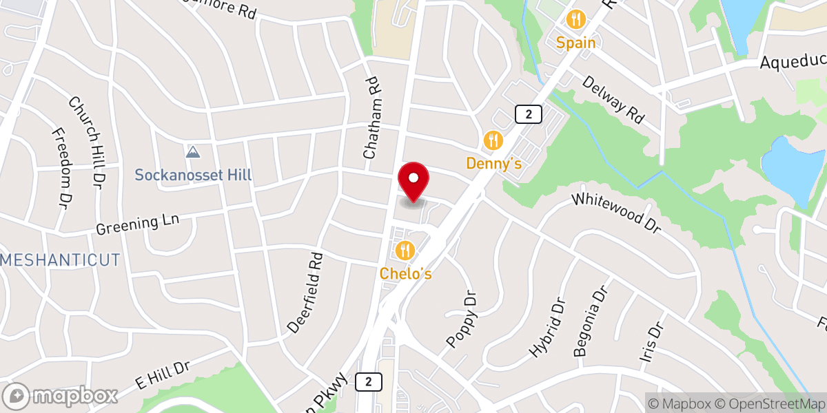Map showing location of Woodridge United Church-Christ
