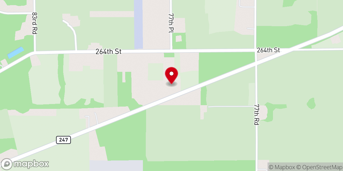 Map showing location of Living Springs FWC