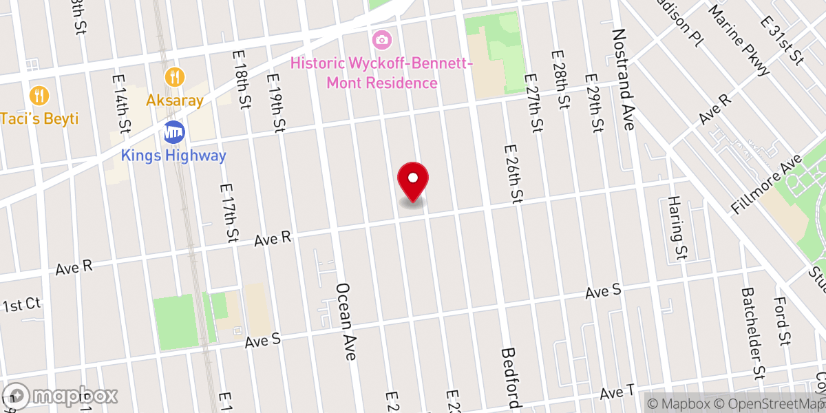 Map showing location of Sarah Dabah School Inc