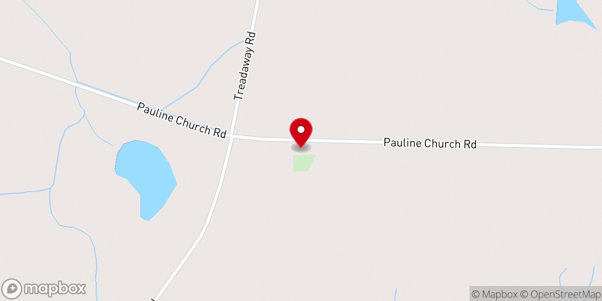 Map showing location of Second Elizabeth Missionary Baptist Church