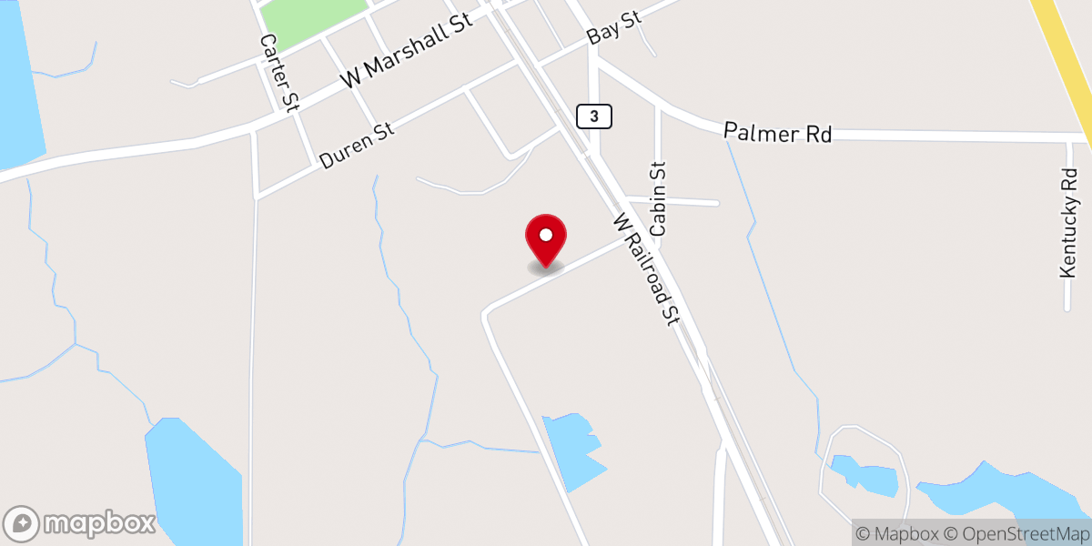 Map showing location of Morning Star Missionary Baptist
