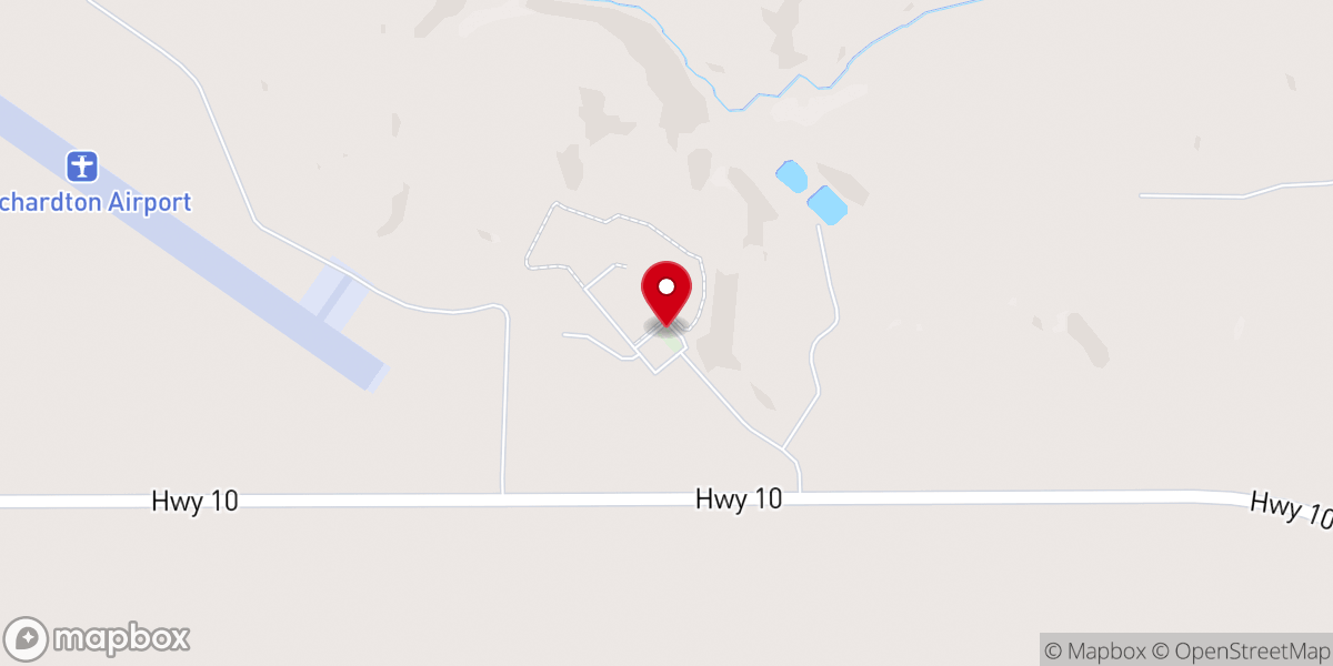 Map showing location of Sacred Heart Monastery