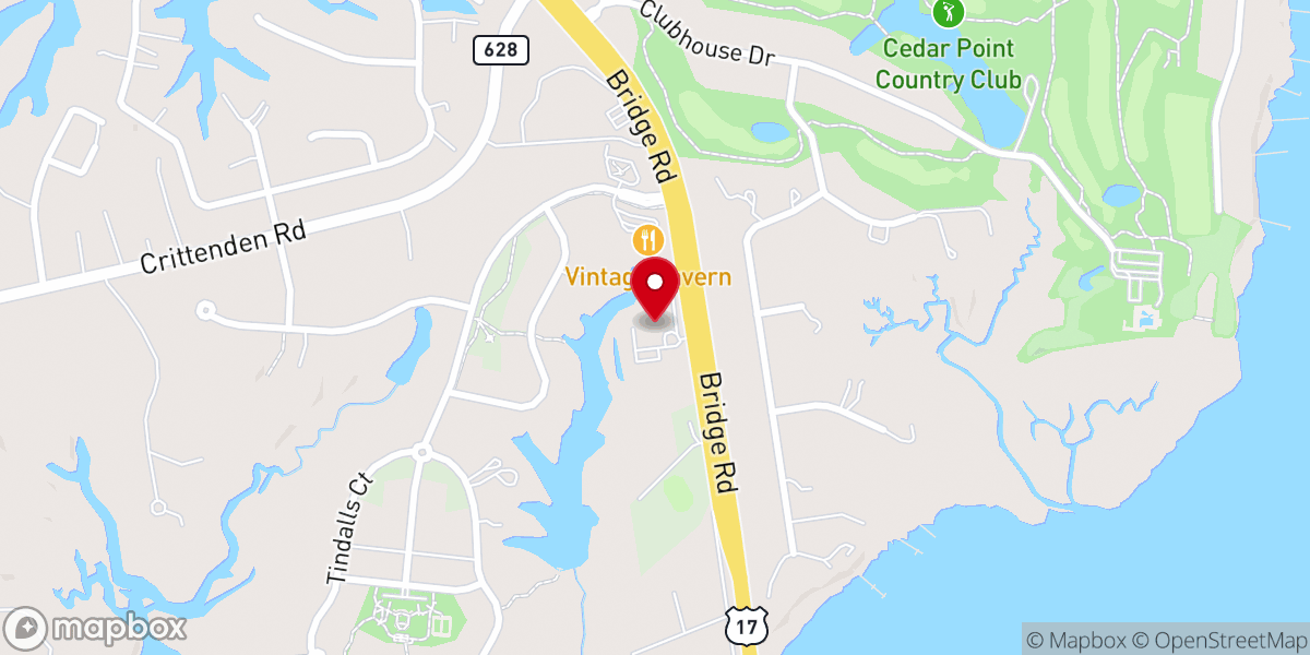Map showing location of St Andrew Presbyterian Church