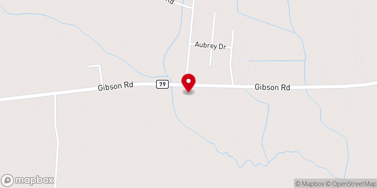 Map showing location of St John United Methodist Church