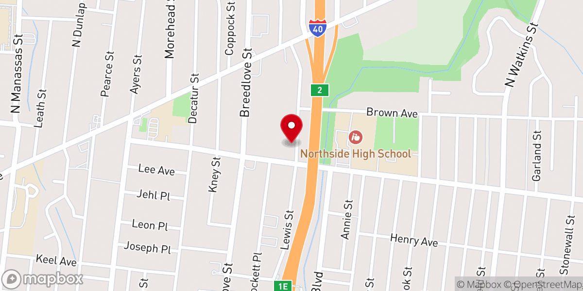 Map showing location of Philippians Baptist Church Inc