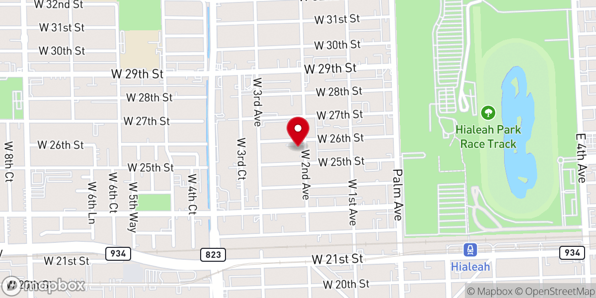 Map showing location of Iglesia Buenas Nuevas