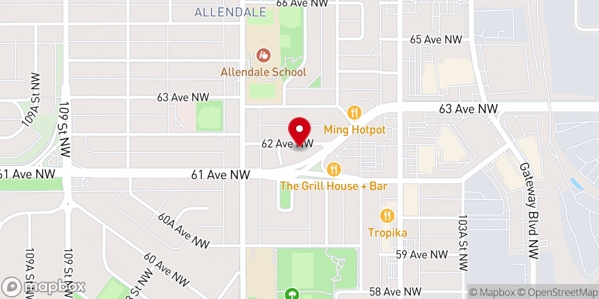 Map showing location of Apostolic Christian Church