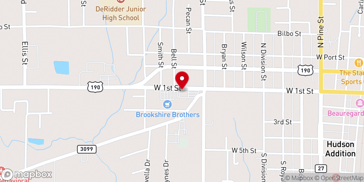 Map showing location of Grace Church Fusion Center