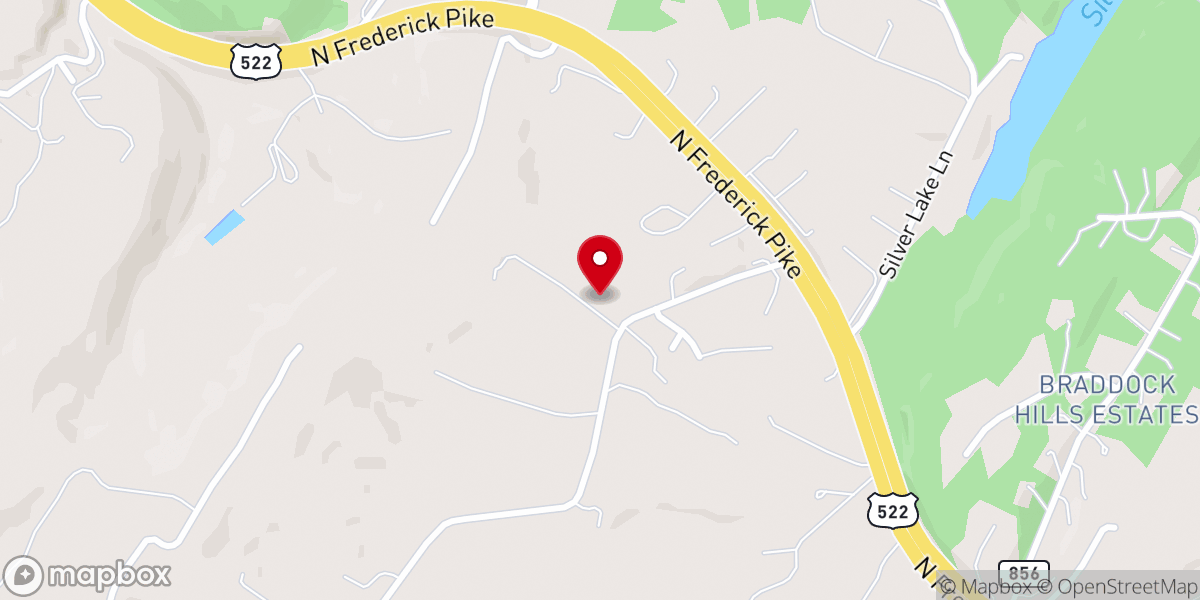 Map showing location of St Michael's Anglican Church