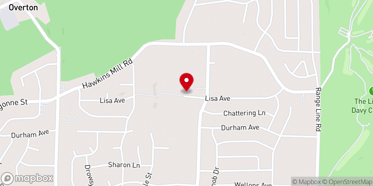 Map showing location of Amazing Grace Church of God