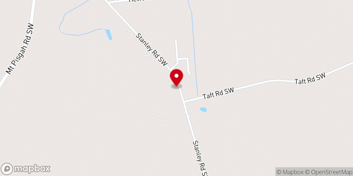 Map showing location of Stanley Road Church