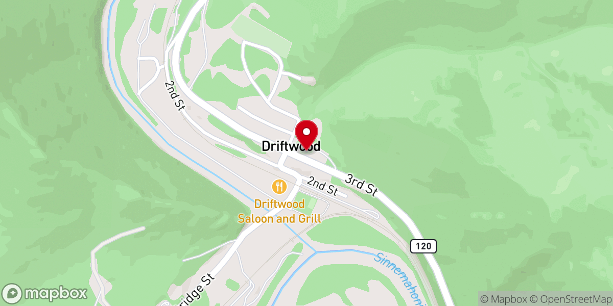 Map showing location of St James Catholic Church