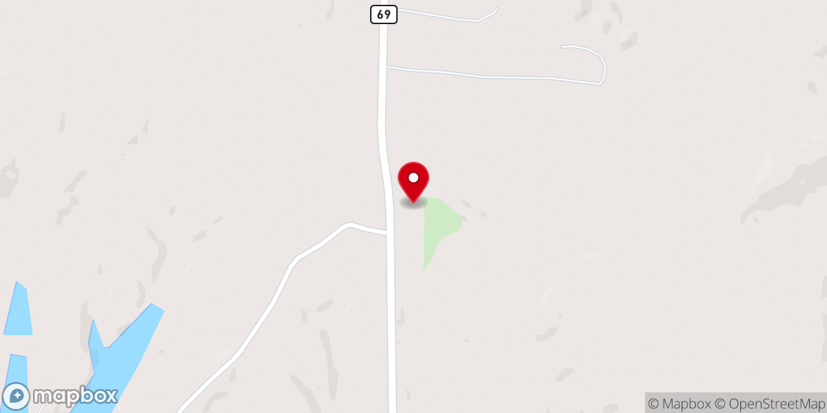 Map showing location of Mount Eden Baptist Church
