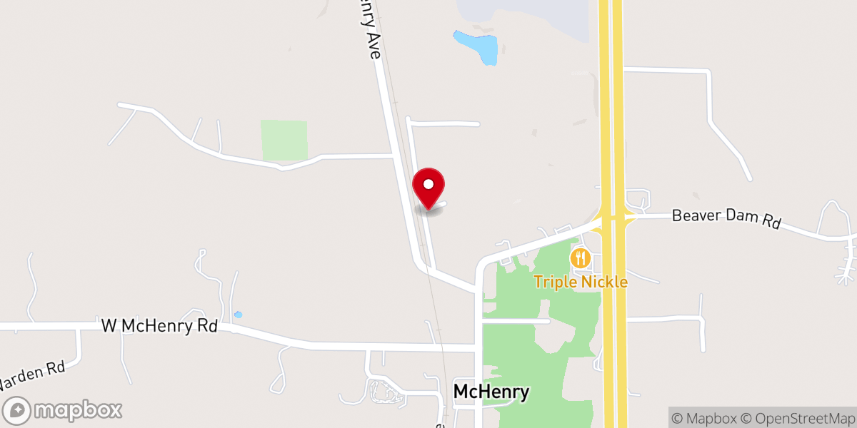 Map showing location of Sunlight Baptist Church