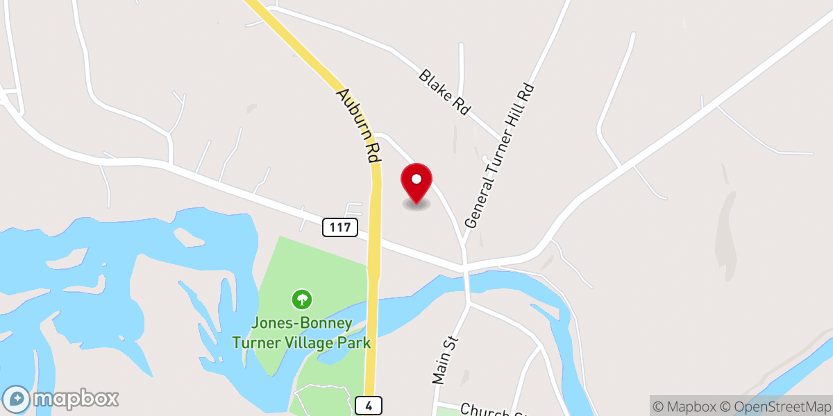 Map showing location of Calvary Christian Academy