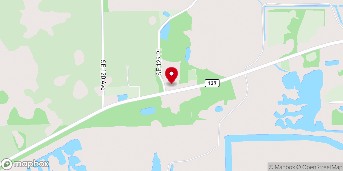 Map showing location of Spring Branch Church