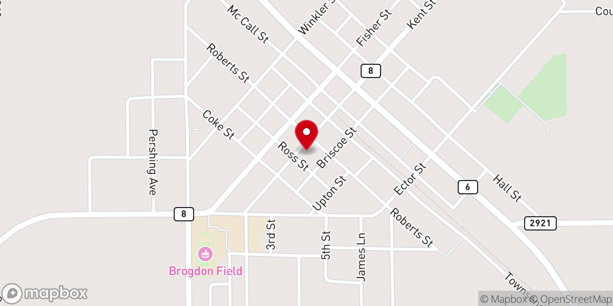 Map showing location of Gorman Mobile Food Pantry - Food Distribution Center