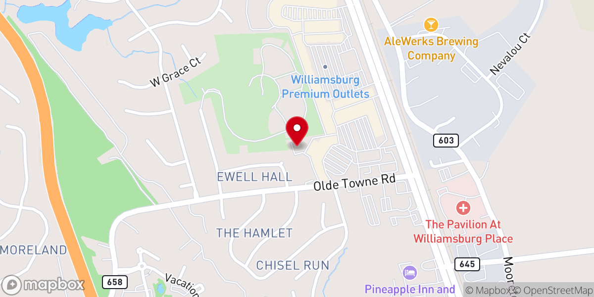 Map showing location of GracePointe Church