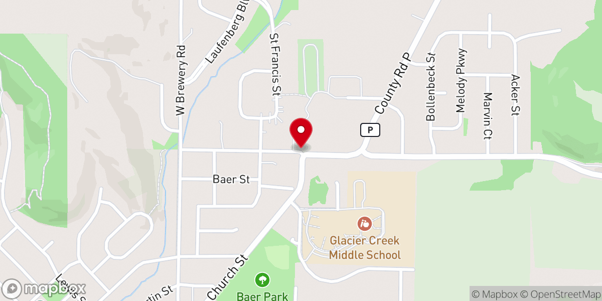 Map showing location of St Francis Xavier Catholic Church and school