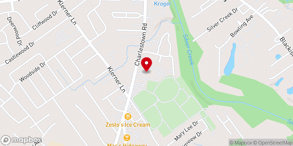 Map showing location of Trinity United Methodist Church