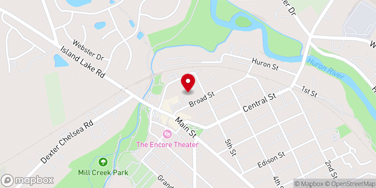 Map showing location of St James Episcopal Church
