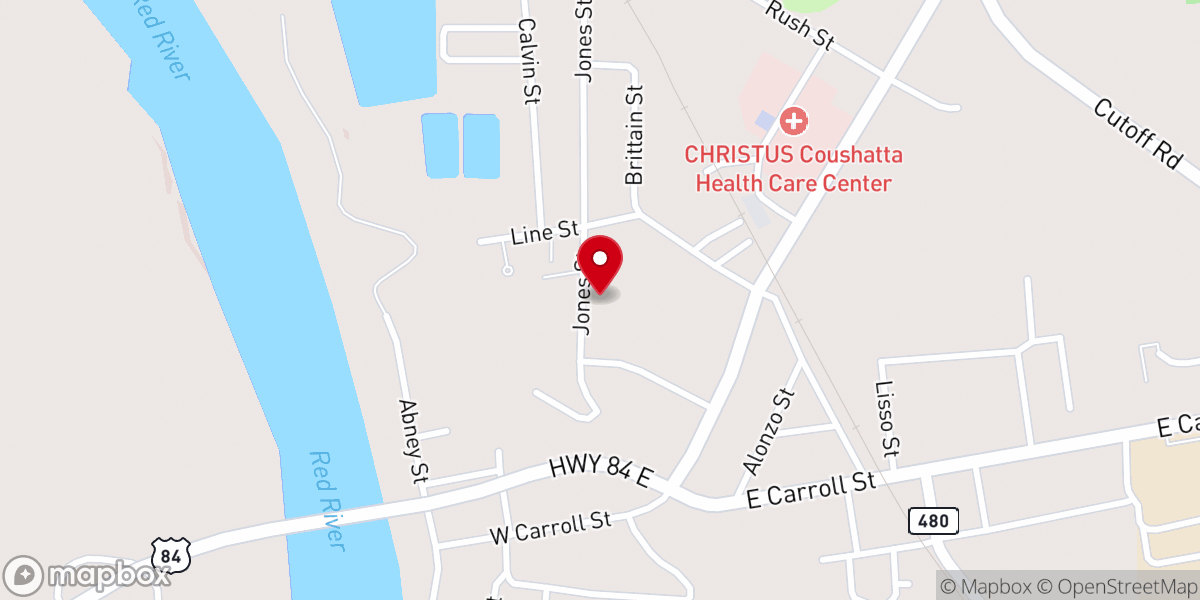 Map showing location of Deliverance Temple Inc