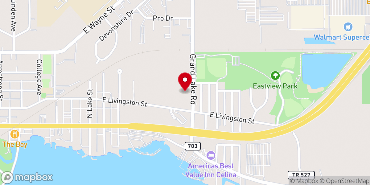 Map showing location of The Anchor Church Of Celina