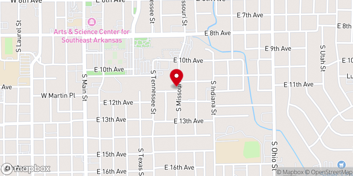 Map showing location of New Morning Star Baptist Church Study
