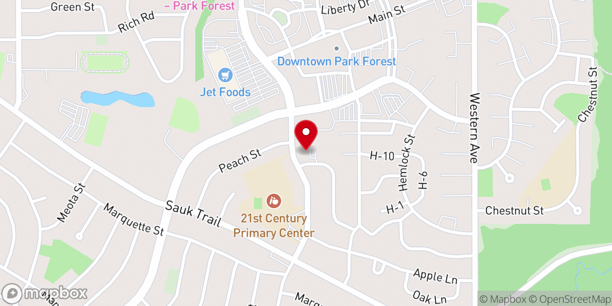 Map showing location of Abundant Life Deliverance Church