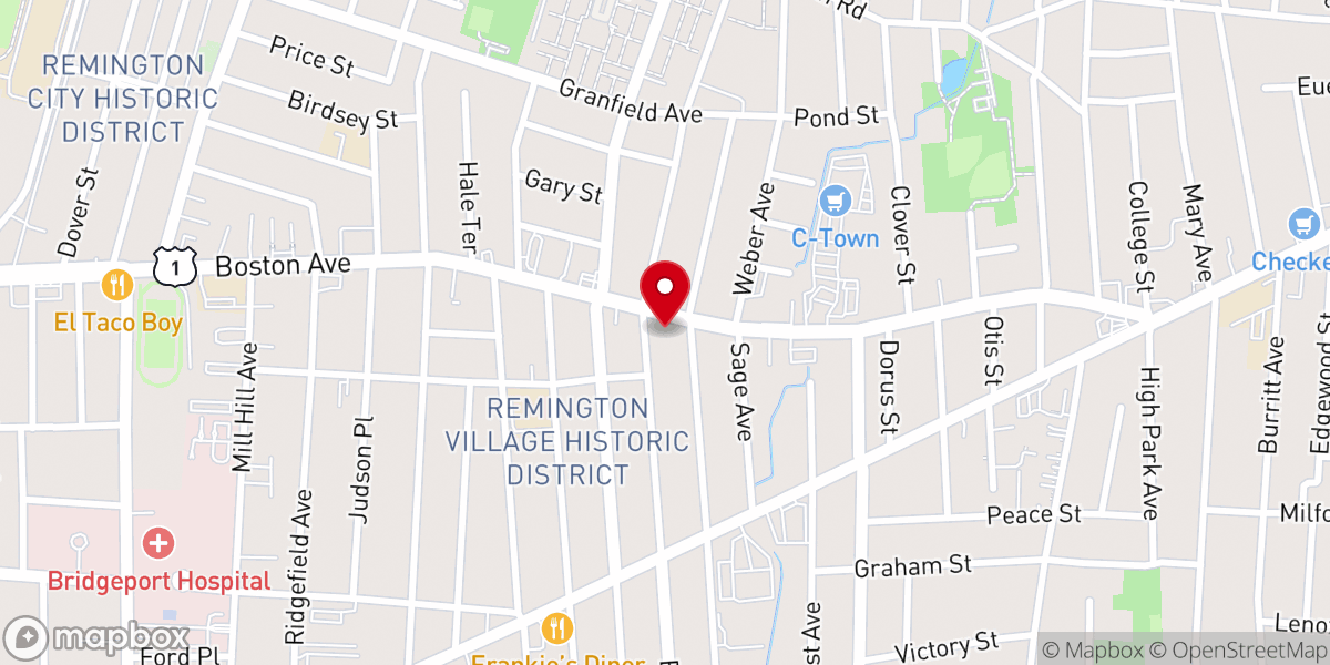 Map showing location of New Covenant Church of God