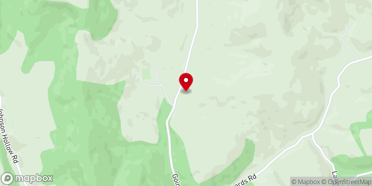 Map showing location of Big Barren Creek Church