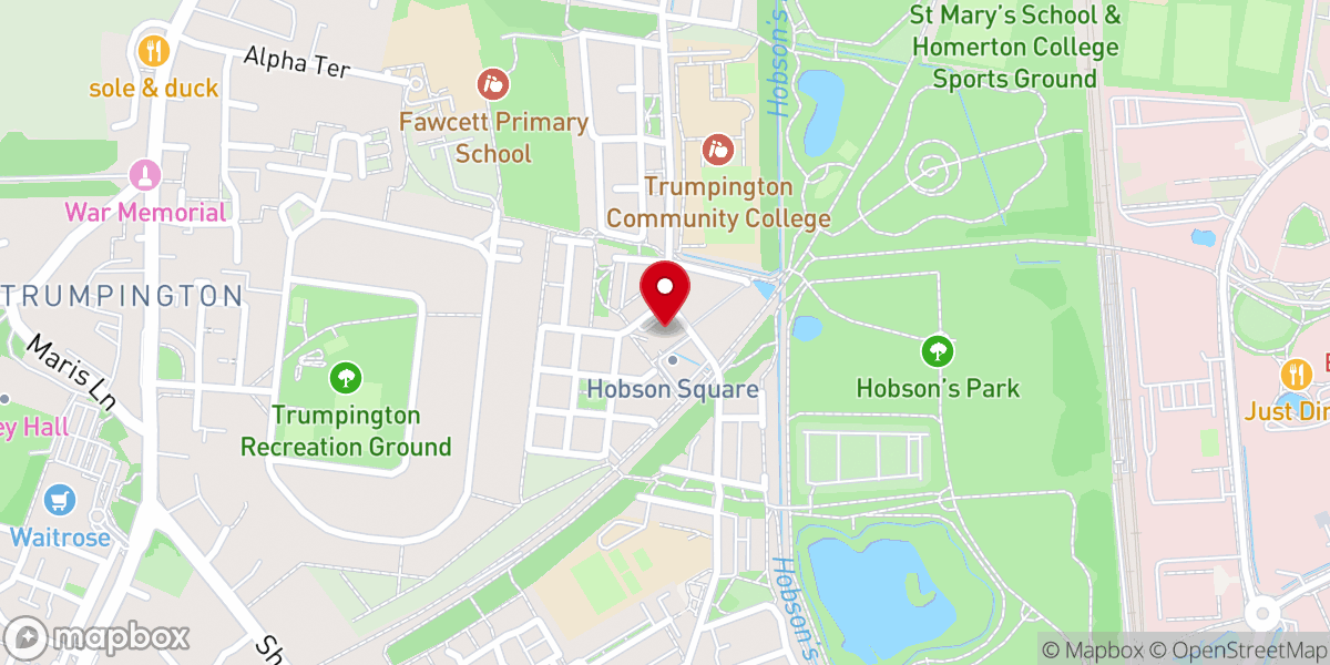 Map showing location of Faith Life Church