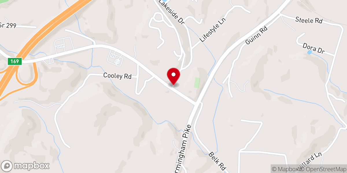 Map showing location of Wildwood Church