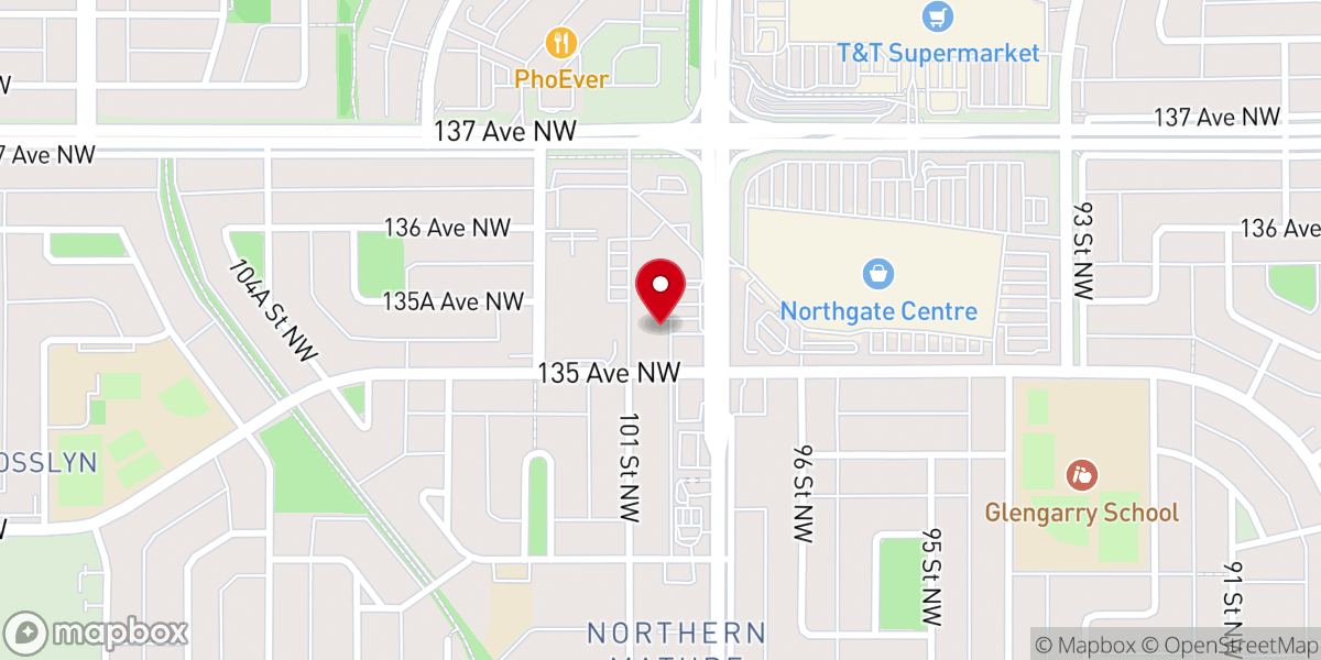 Map showing location of Liberty Baptist Church