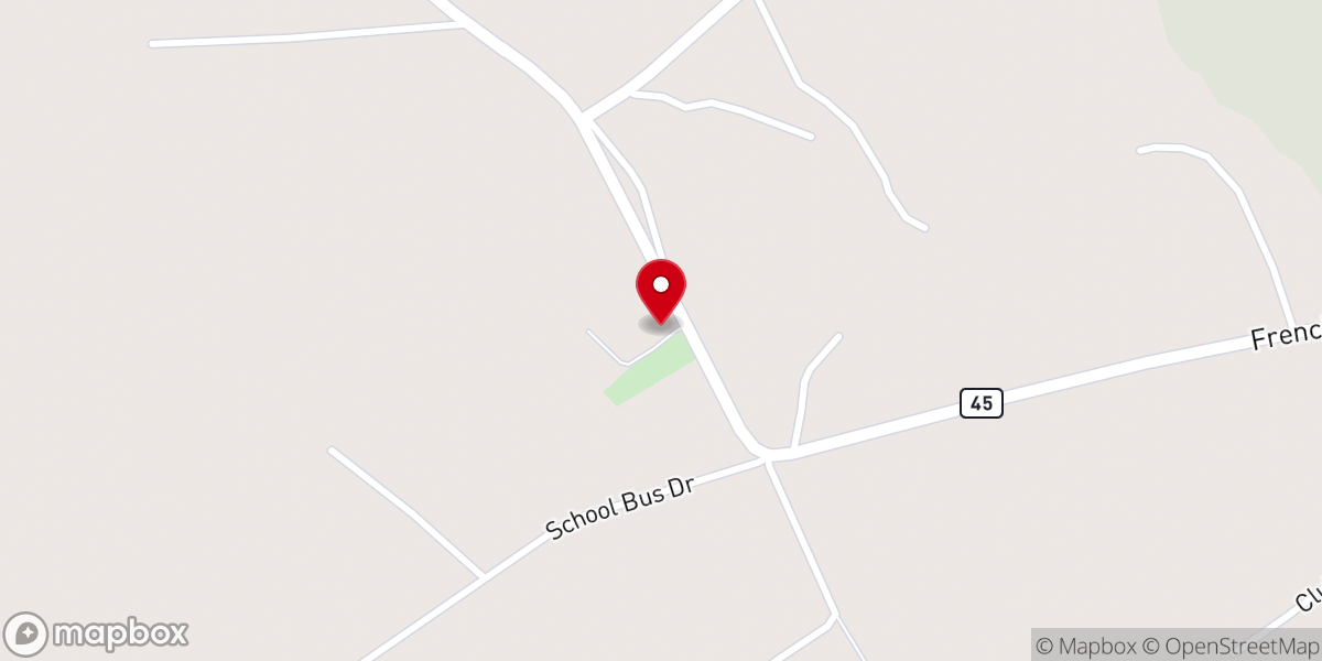 Map showing location of Wesley A.M.E. Church