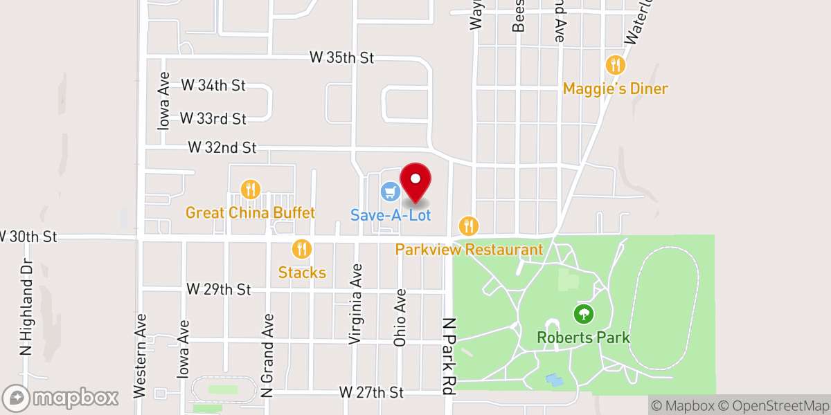 Map showing location of VKB Ministries Inc