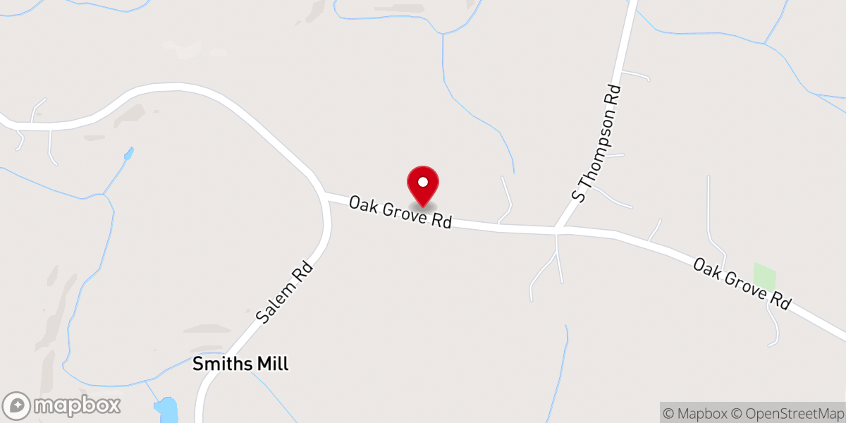 Map showing location of Sunshine Church