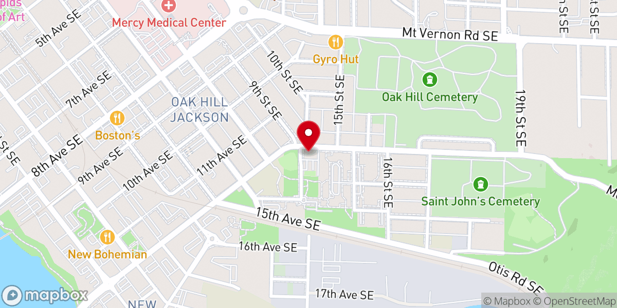 Map showing location of Refuge City Church