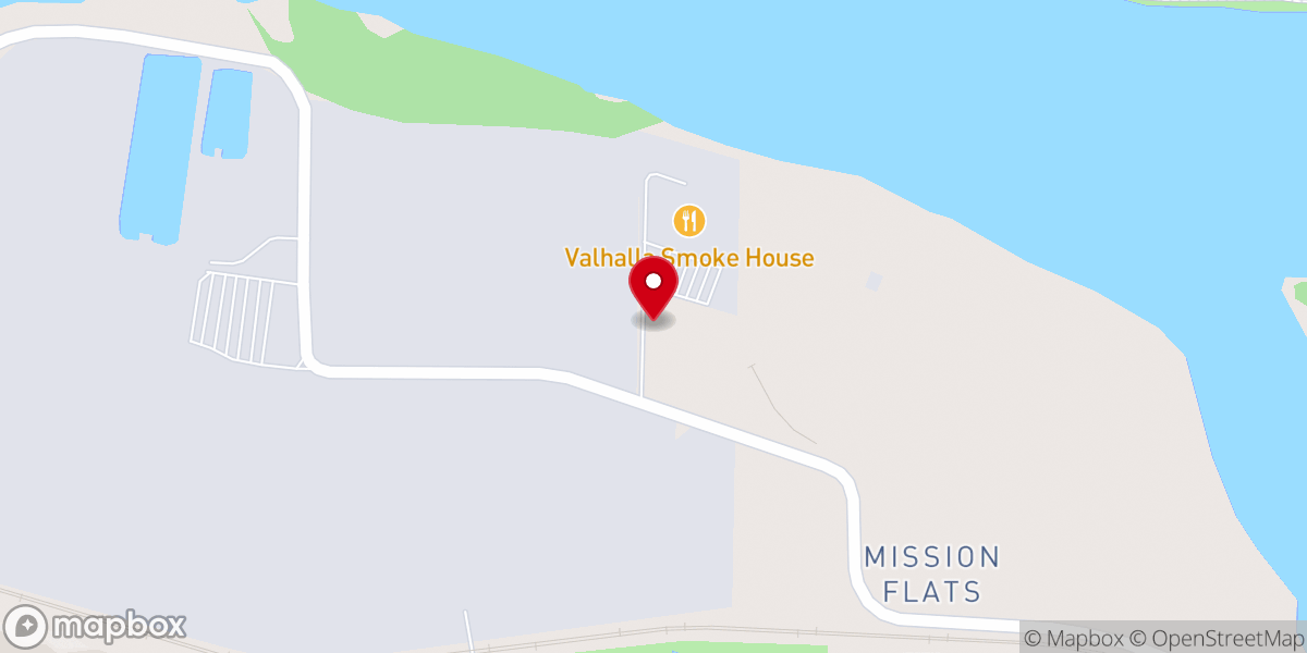 Map showing location of 1850 Mission Flats Rd #300