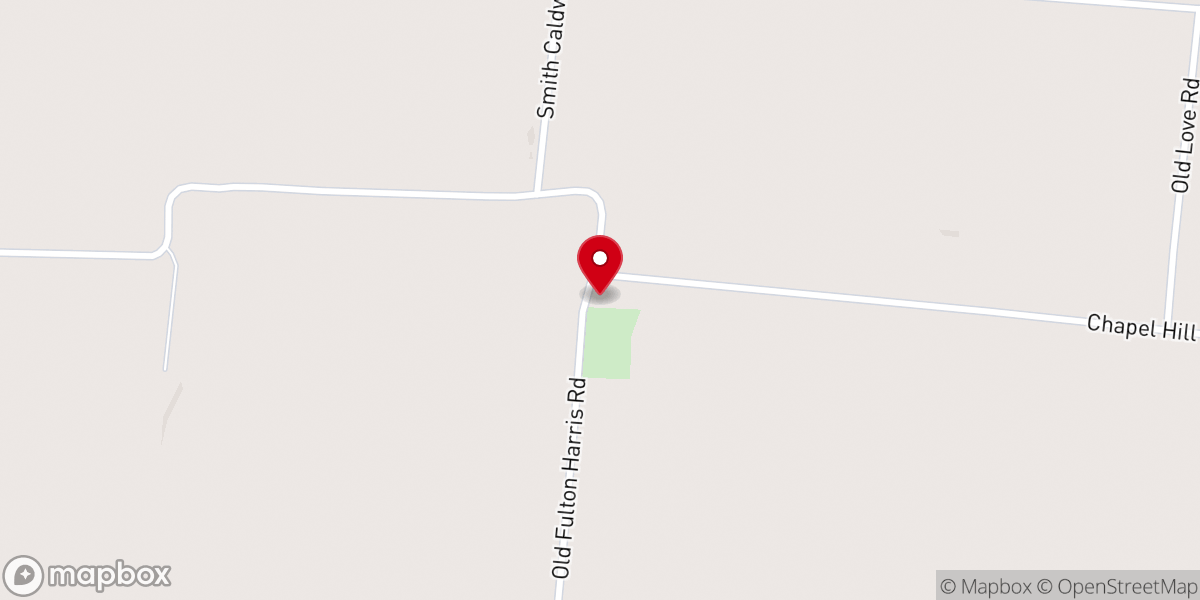 Map showing location of Chapel Hill Methodist Church