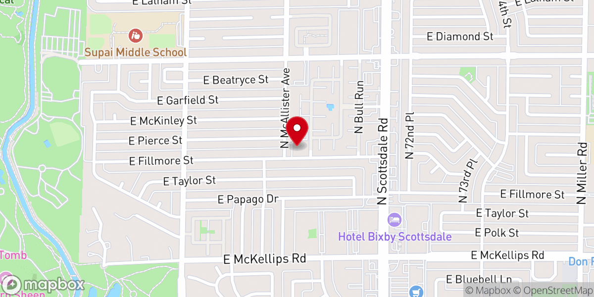 Map showing location of Korean Global Baptist Church