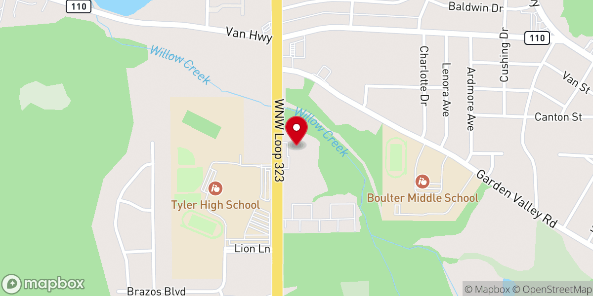 Map showing location of New Life Community Church