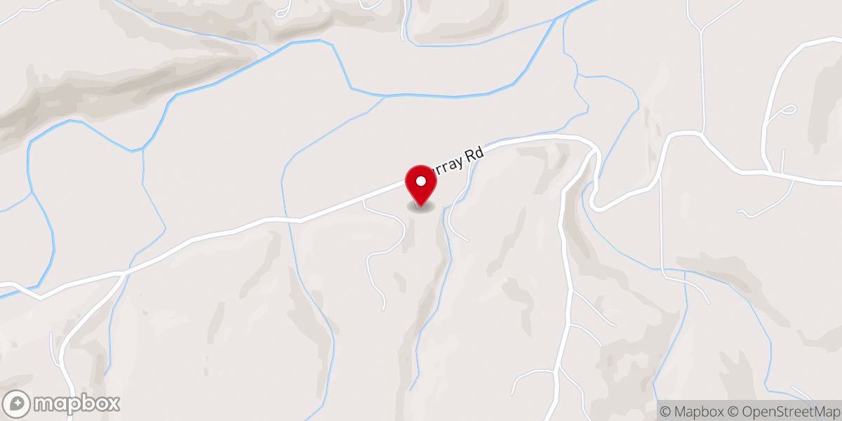 Map showing location of Buffalo Church