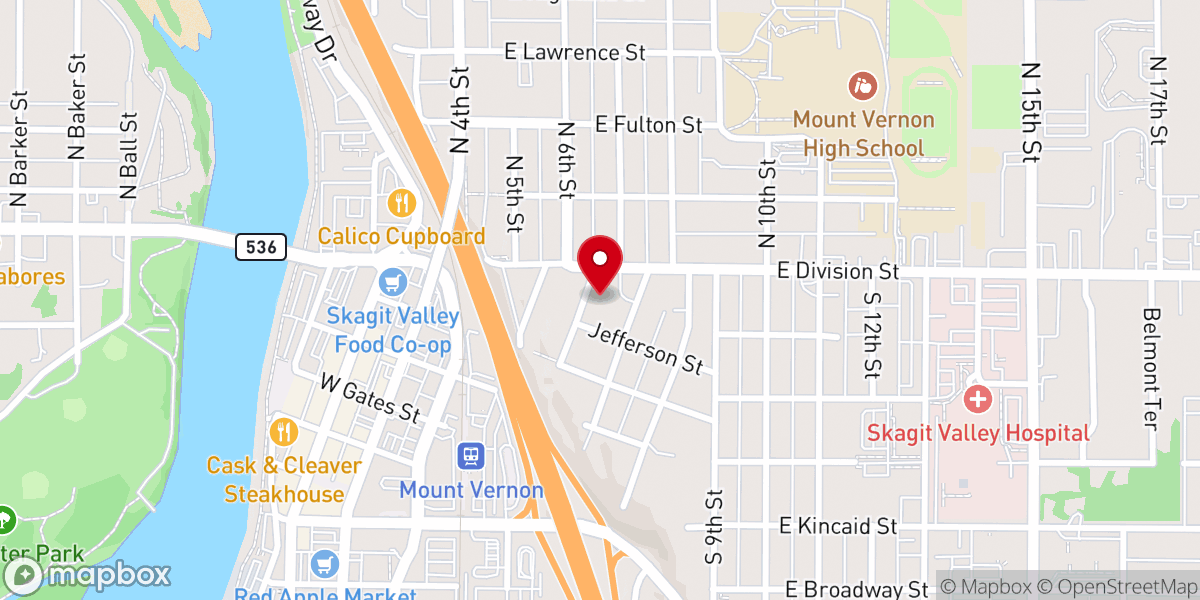 Map showing location of St Joseph Church