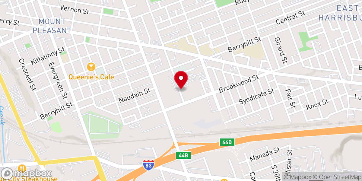Map showing location of Iglesia Pentecostal Misionera Betel