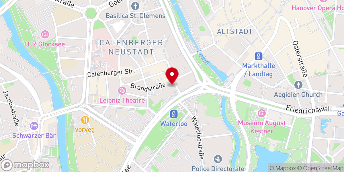Map showing location of Evangelisch Reformierte Kirchengemeinde Hannover