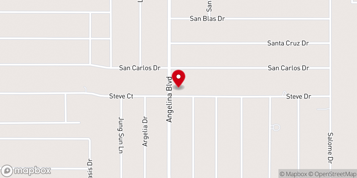 Map showing location of Iglesia del dios de shaddai