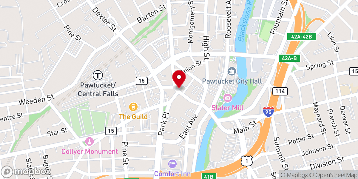 Map showing location of Pentecostal Church God Is Love