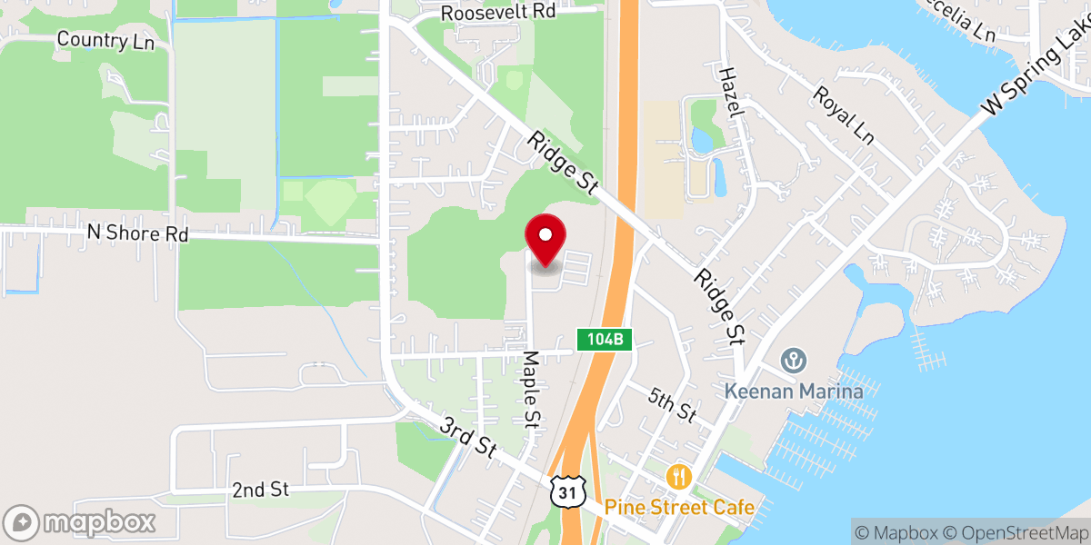 Map showing location of The Gateway Church